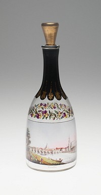 Bottle with a View of Dresden by Samuel Mohn