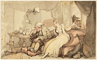 Study for The Honeymoon by Thomas Rowlandson