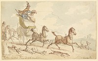 Captain Squander Bang Up to the Mark by Thomas Rowlandson