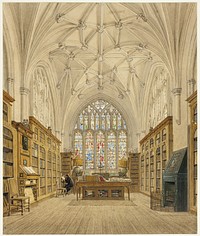 Library of Winchester College by Frederick MacKenzie