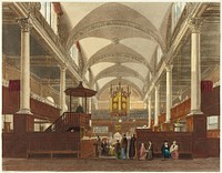 Interior of Christ Church by Daniel Havell