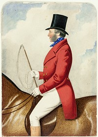 Equestrian Portrait of Lord Simpson by Joshua Dighton