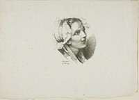 Study of the Head of a Young Girl by Jean Antoine Laurent