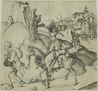 Peasant Family Going to Market by Martin Schongauer