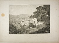 View of a Convent on the Site of the House of Horace by Claude Thiénon