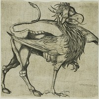 The Griffin by Martin Schongauer