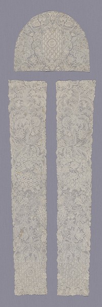 Cap Crown and a Pair of Lappets