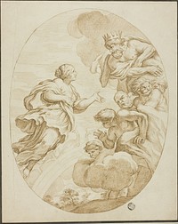 Juno, Zeus and Aeolus by Pietro da Cortona