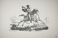 Hussard Galloping by Carle Vernet