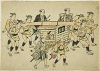 Procession of a Daimyo by Hishikawa Moronobu