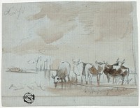 Cattle in Water by Aelbert Cuyp