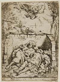 The Bodies of Saints Peter and Paul in the Same Sepulcher by Claude Vignon