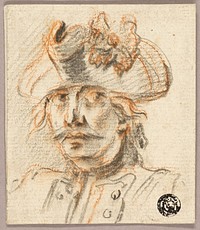 Bust of Soldier by Charles Parrocel