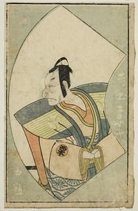 The Actor Matsumoto Koshiro II, from "A Picture Book of Stage Fans (Ehon butai ogi)" by Katsukawa Shunsho