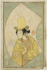 The Actor Iwai Hanshiro IV, from "A Picture Book of Stage Fans (Ehon butai ogi)" by Katsukawa Shunsho