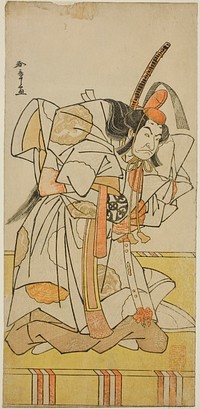 The Actor Nakamura Nakazo I as Prince Takahiro in the Play Date Nishiki Tsui no Yumitori, Performed at the Morita Theater in the Eleventh Month, 1778 by Katsukawa Shunsho