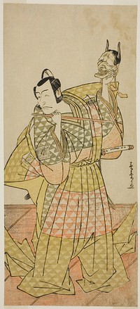 The Actor Ichikawa Danjuro V as Kudo Suketsune in the Play Kaido Ichi Yawaragi Soga, Performed at the Nakamura Theater in the First Month, 1778 by Katsukawa Shunsho