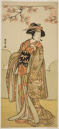 The Actor Osagawa Tsuneyo II as Onoe no Mae in the Play Date Nishiki Tsui no Yumitori, Performed at the Morita Theater in the Eleventh Month, 1778 by Katsukawa Shunsho