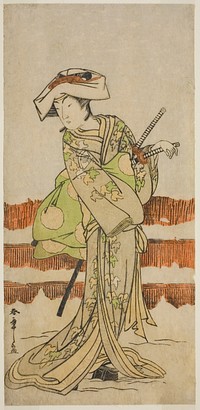 The Actor Onoe Kikugoro I as Tonase in the Play Kanadehon Chushin Nagori no Kura, Performed at the Nakamura Theater in the Ninth Month, 1780 by Katsukawa Shunsho
