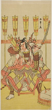 The Actor Ichikawa Danjuro V as Yanone Goro in the Play Kuruwa-gayoi Komachi Soga, Performed at the Nakamura Theater in the Fifth Month, 1781 by Katsukawa Shunsho