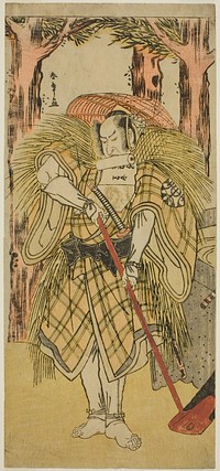 The Actor Nakamura Nakazo I as Hakamadare Yasusuke or Watanabe no Tsuna (?) in the Play Shintenno Tonoi no Kisewata (?), Performed at the Nakamura Theater (?) in the Eleventh Month, 1781 (?) by Katsukawa Shunsho