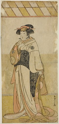 The Actor Yamashita Kinsaku II as Lady Manko (Manko Gozen) in the Play Hatsumombi Kuruwa Soga, Performed at the Nakamura Theater in the First Month, 1780 by Katsukawa Shunsho