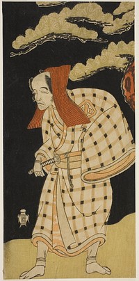 The Actor Arashi Otohachi I as Numataro Kyusei Disguised as the Burglar Ipponzaemon in the Play Otokoyama Yunzei Kurabe, Performed at the Ichimura Theater in the Eleventh Month, 1768 by Katsukawa Shunsho