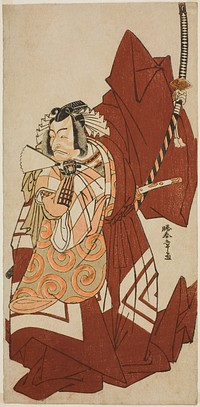 The Actor Ichikawa Danjuro V as Hannya no Goro in the Play Sugata no Hana Yuki no Kuronushi, Performed at the Nakamura Theater in the Eleventh Month, 1776 by Katsukawa Shunsho