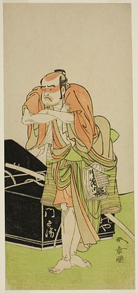 The Actor Otani Tomoemon I as Kawatabiya Mombei in the Play Oyoroi Ebido Shinozuka, Performed at the Nakamura Theater in the Eleventh Month, 1772 by Katsukawa Shunsho