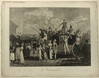 The Carnival by Philibert Louis Debucourt