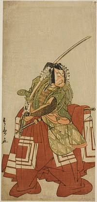 The Actor Ichikawa Danjuro V as Arakawa Taro in the Play Date Nishiki Tsui no Yumitori, Performed at the Morita Theater in the Eleventh Month, 1778 by Katsukawa Shunsho