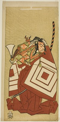 The Actor Ichikawa Danjuro V as Watanabe Kiou Takiguchi in the Play Nue no Mori Ichiyo no Mato, Performed at the Nakamura Theater in the Eleventh Month, 1770 by Katsukawa Shunsho