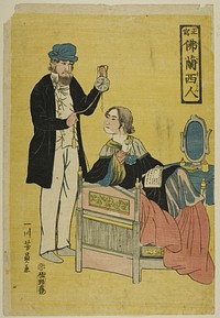 True Picture of the French (Shosha Furansujin) by Utagawa Yoshikazu