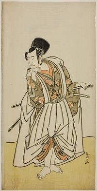 The Actor Ichikawa Yaozo II as Sakura-maru in the Play Sugawara Denju Tenarai Kagami, Performed at the Ichimura Theater in the Seventh Month, 1776 by Katsukawa Shunkо̄