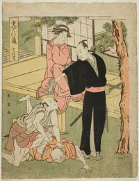Act Seven: The Ichiriki Teahouse from the Play Chushingura (Treasury of the Forty-seven Loyal Retainers) by Katsukawa Shun'ei