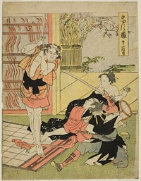 Act Eleven: Night Raid on Moronao's Mansion from the play Chushingura (Treasury of Forty-seven Loyal Retainers) by Katsukawa Shun'ei