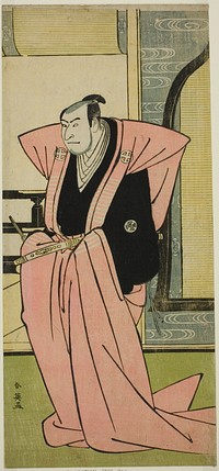 The Actor Otani Oniji III in an Unidentified Role in the Play Yukimi-zuki Eiga Hachi no Ki (?), Performed at the Nakamura Theater (?) in the Eleventh Month, 1787 (?) by Katsukawa Shun'ei