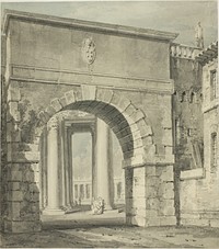 St. Peter’s Seen Through the Porta Angelica by Joseph Mallord William Turner