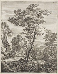 The Large Tree, from Upright Italian Landscapes by Jan Both