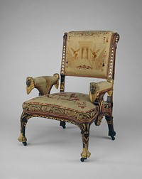 Armchair by Pottier and Stymus