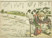 Sumida River, from vol. 1 of the illustrated book "Fine Views of the Eastern Capital at a Glance (Toto shokei ichiran)" by Katsushika Hokusai