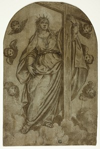 Saint Helena and the True Cross by Unknown Roman