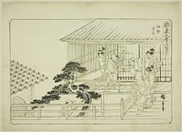 Untitled Drawing, for the series English Title (Hizakurige kimama dôchû) by Utagawa Hiroshige