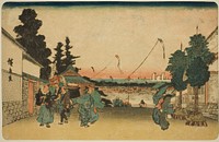 Kasumigaseki, from the series "Famous Places in Edo (Koto meisho)" by Utagawa Hiroshige