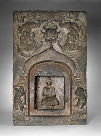 Section of a Buddhist Pagoda