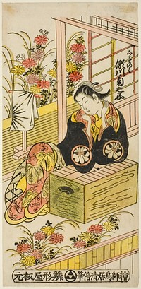 The Actor Segawa Kikunojo I as Kuzunoha by Torii Kiyomasu II