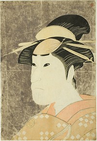 The actor Sanogawa Ichimatsu III as the Gion prostitute Onayo in the play "Hana-ayame Bunroku Soga," performed at the Miyako Theater in the fifth month, 1794 by Katsukawa Shun'ei