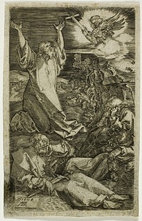 Agony in the Garden, from the Engraved Passion by Albrecht Dürer
