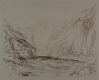 Sand Mountain Scene by John Ruskin