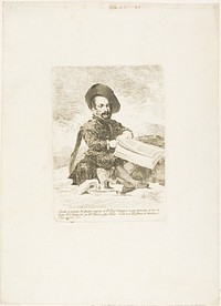 A Dwarf by Francisco José de Goya y Lucientes